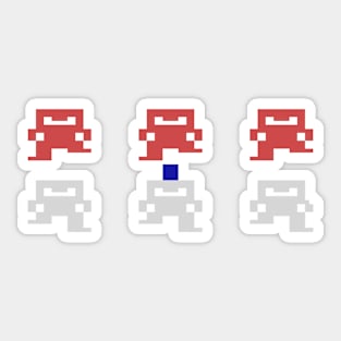 Pixel Football Sticker